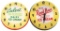 Serve Reed Bros Ice Cream Plastic Lighted Clock