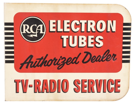 RCA Electron Tubes Authorized Dealer Metal Sign