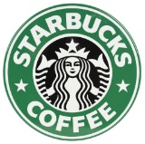 Starbucks Coffee w/Logo Porcelain Sign