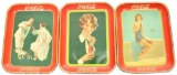 1926, 1928 & 1933 Coca-Cola Serving Trays