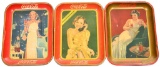 1930, 1935 & 1936 Coca-Cola Serving Trays