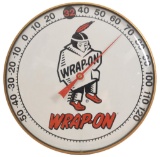 Wrap-On w/Logo Round Thermometer