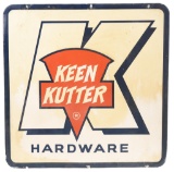 Keen Kutter Hardware w/Logo Metal Sign