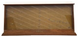 W.R. Case & Son's Knives Oak Counter-Top Display Case