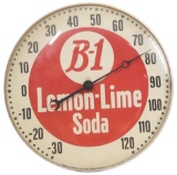 B-1 Lemon-Lime Soda Round Thermometer