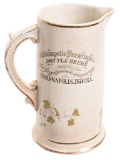 Indianapolis Brewing Co. Bottle Beer Creamware Tankard