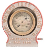 Wickes 1917 Boiler Co. Cast Iron & Brass Gauge