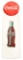 Coca-Cola w/Bottle & Button Pilaster Metal Sign