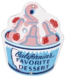 (Foster Freeze) California Favorite Dessert Porcelain Sign