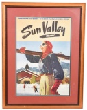 Tourist Poster From Sun Valley Idaho