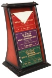 Q-T-NO Men's Handkerchief Counter-Top Display