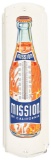 Mission of California w/King Size Bottle Metal Thermometer