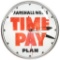 Marshall-Wells Time Pay Plan Lighted Clock