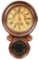Eavenson & Sons Soap Double Round Wood Case Clock