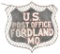 U.S. Post Office Fordland Mo. Metal Sign