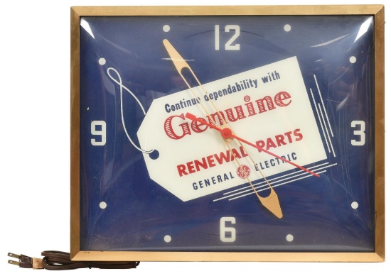 General Electric Genuine Renewal Parts Lighted Clock