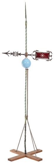 Snowflake Pattern Arrow Weathervane