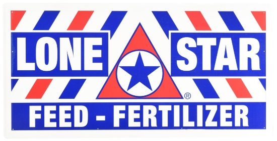Lone Star Feed-Fertilizer Metal Sign