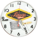 Linzer's Pure Bristle Brushes Lighted Clock