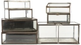 7-Early Metal Frame Glass Boxes