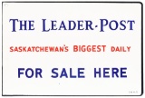 The Leader Post Saskatchewan's Biggest Daily Porcelain Sig