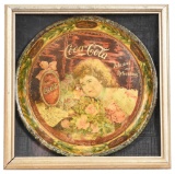 1901 Coca-Cola Serving Tray w/Rose