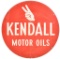 Kendall Motor Oil w/Hand Log Metal Sign