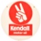 Kendall Motor Oils w/Hand Logo Metal Sign