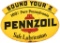 Pennzoil w/Red Bell Sound Your Z Metal Sign