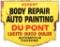 Dupont Expert Body Repair Auto Painting Metal Sign