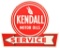 Kendall Motor Oils w/Service Arrow Logo Metal Sign