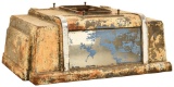 Gilbert & Baker Model 89 Gas Pump Cast Iron Top For Shoe Box Globe
