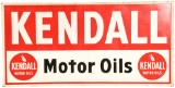 Kendall Motor Oil w/Two Logos Metal Sign