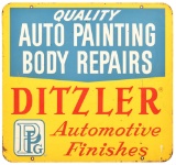 Ditzler Automotive Finishes PPG Metal Sign