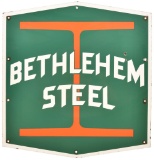 Bethlehem Steel w/Logo Porcelain Sign