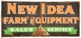 New Idea Farm Equipment Sales & Service Porcelain Sign