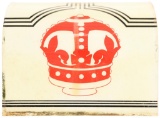 (Standard) Red Crown Ad Glass for a National A-1 Gas Pump