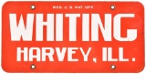 Whiting Harvey, Ill. Porcelain Sign
