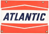 Atlantic w/Bent Line Logo Porcelain Pump Sign