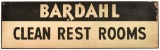 Bardahl Clean Rest Room Metal Sign