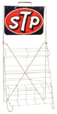 STP Additive SST sign w/wire rack