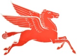 (Mobil) Pegasus Cookie Cutter Porcelain Sign (Right facing)