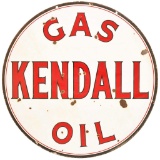 Kendall Gas Motor Oil Porcelain Sign