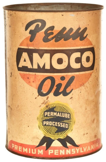 Penn Amoco Oil 5 Quart Can