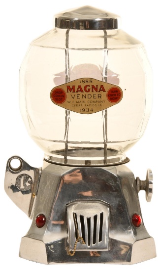 Magna Coin-Op Gum Ball Machine