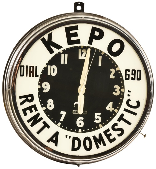 KEPO Dial 690 Rent "A" Domestic Glo-Dial Lighted Clock