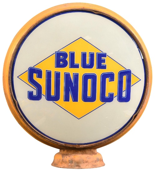 Blue Sunoco 15"Globe Lenses