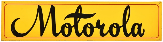 Motorola Metal Sign