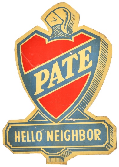 Pate "Hello Neighbor" Metal Pump Sign