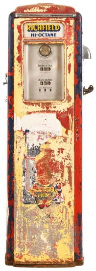 Unrestored Tall Tokheim 39 Gas Pump